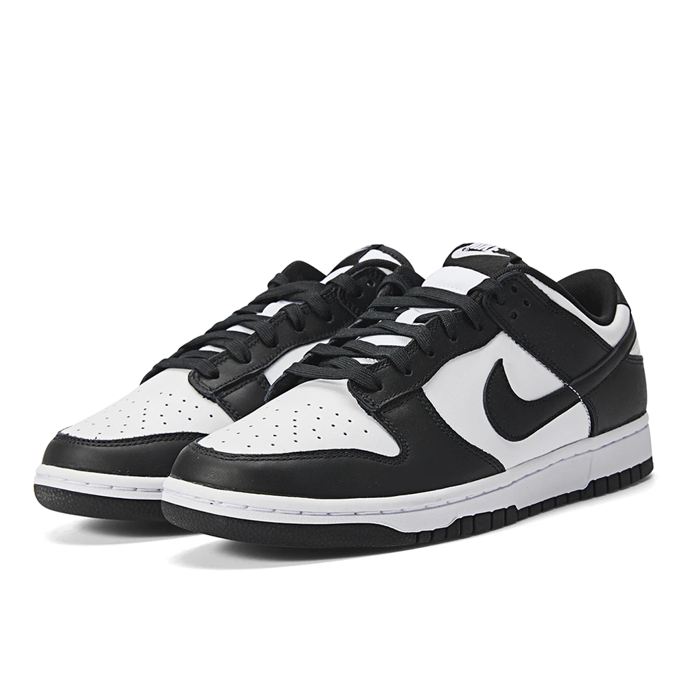 NIKE耐克男子NIKE dunk LOW RETRO黑白熊猫鞋休闲板鞋 DD1391-100