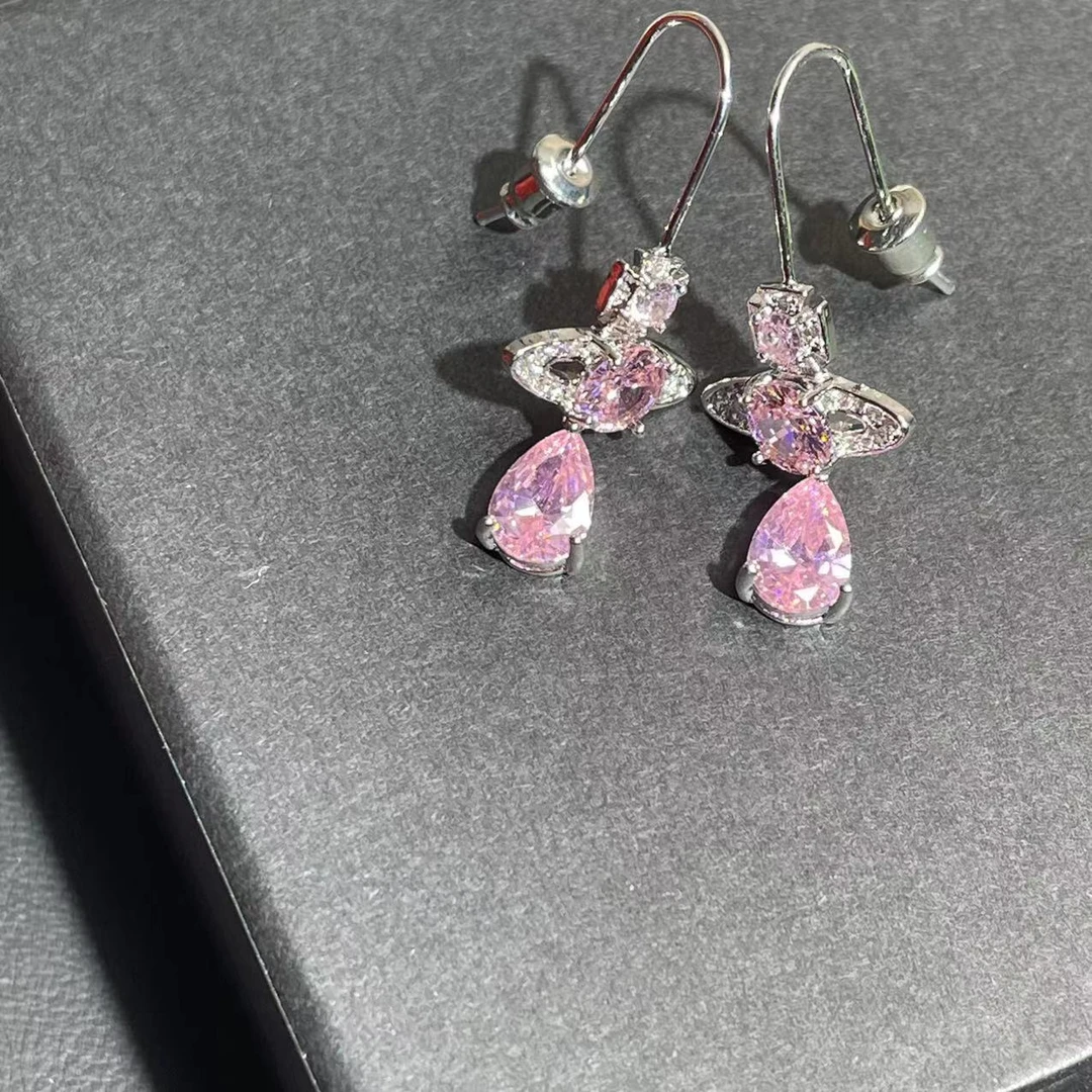 铜合金合成锆石耳饰  Y     CC5731  高定耳环