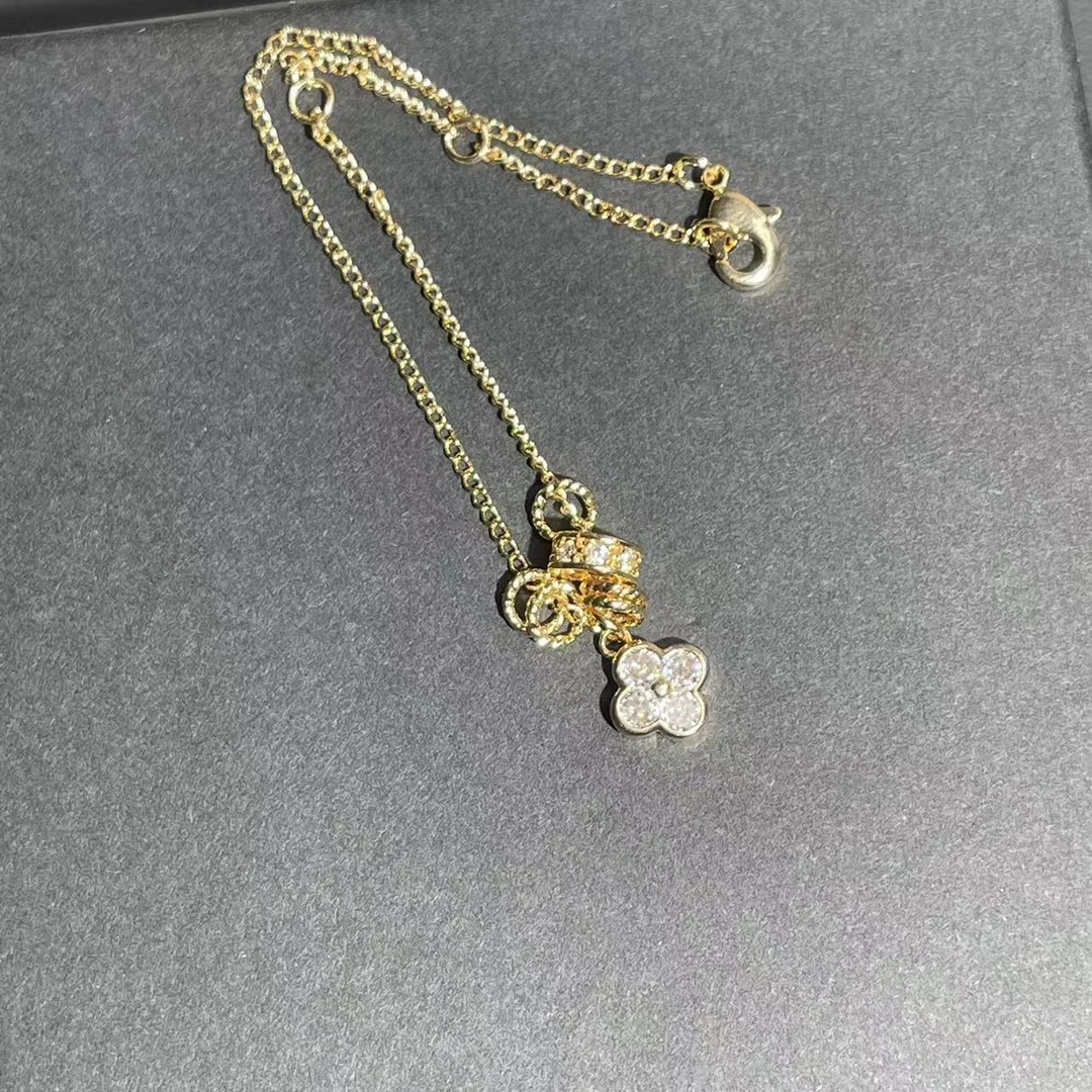 铜合金合成锆石手链 Y     CC6452     高定系列 手链     15+4CM