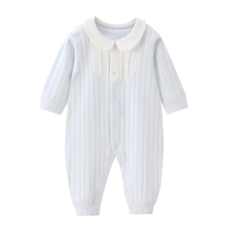 四季长爬休闲风休闲中性爬服哈衣宝宝连体衣婴儿薄款新生儿