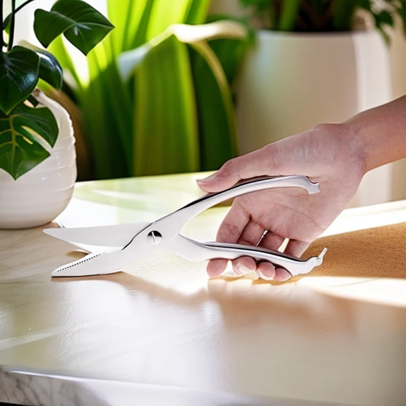 厨房剪刀多功能家用大号便携剪子斜口剪骨骨剪