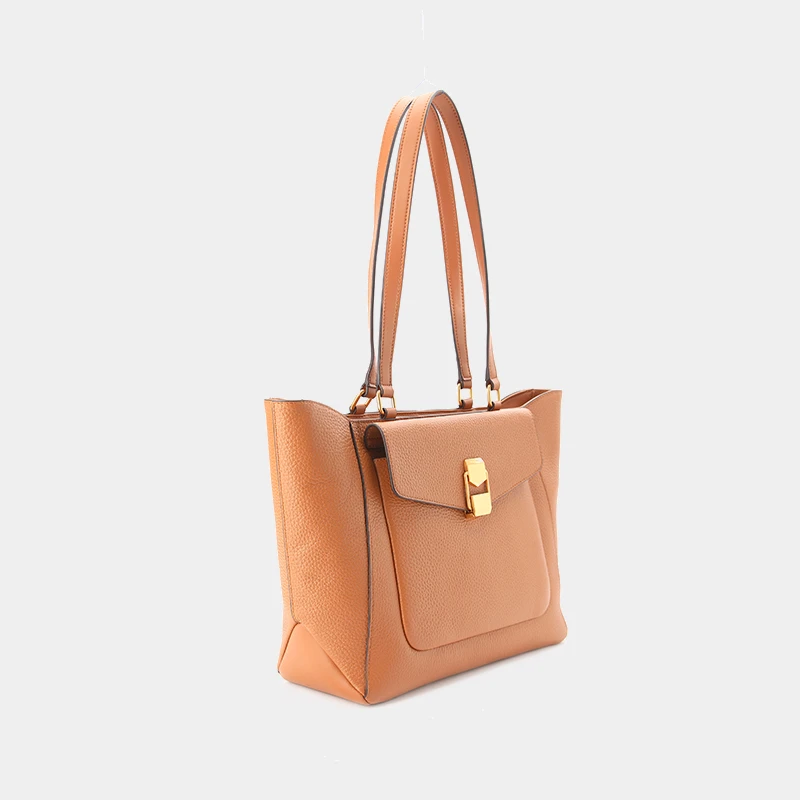 [专柜同款]TUSCAN'S时代双鱼FW24荔枝纹牛皮五金拧扣单肩包