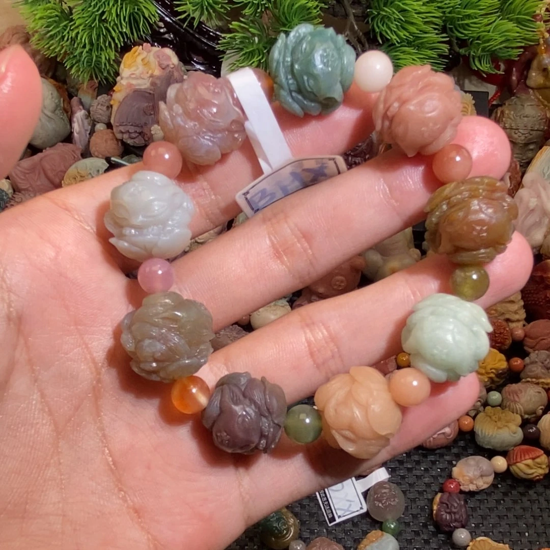石英质玉手串未镶嵌
