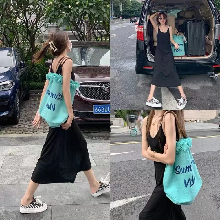 连衣裙夏季中长款女宽松睡裙打底外穿搭气质百搭背心吊带裙 3160