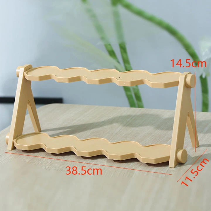 大八角盆10格双层塑料托架花架多肉植物不含多肉花盆摆放