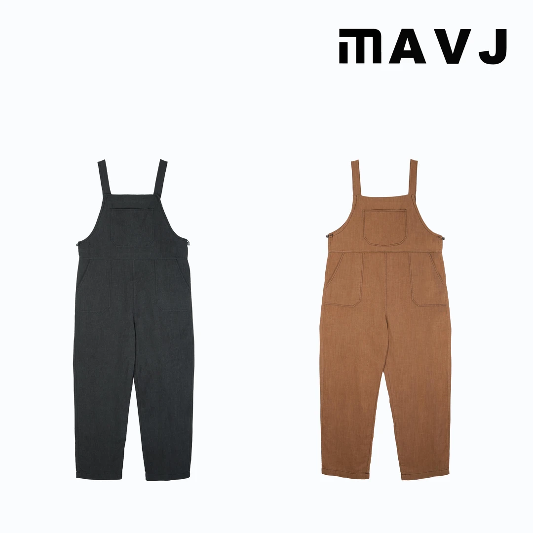 夏季天丝苎麻宽松慵懒背带裤BDK6017-D