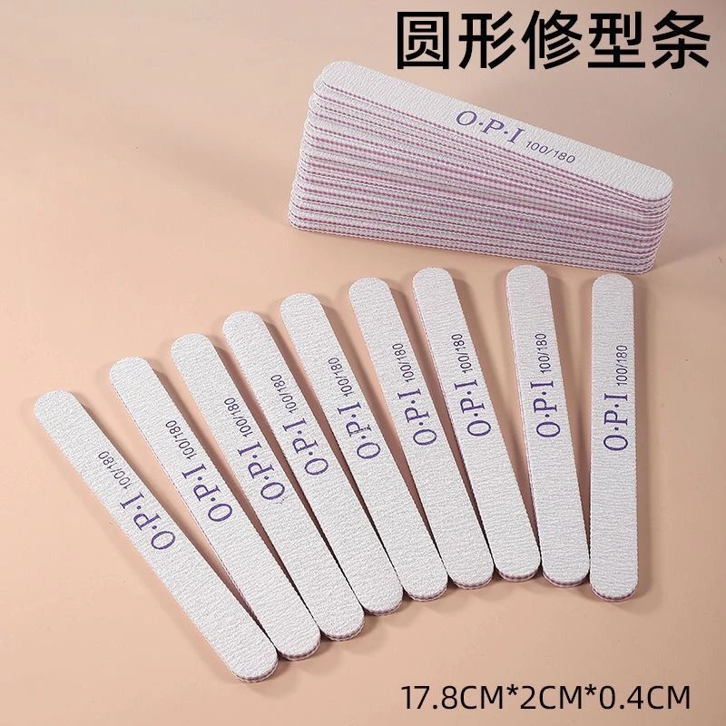 美甲搓条指甲搓抛光条砂条海绵锉指甲搓opi双面打磨锉条修甲菱形