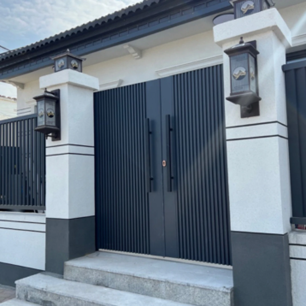 铝艺庭院大门护栏