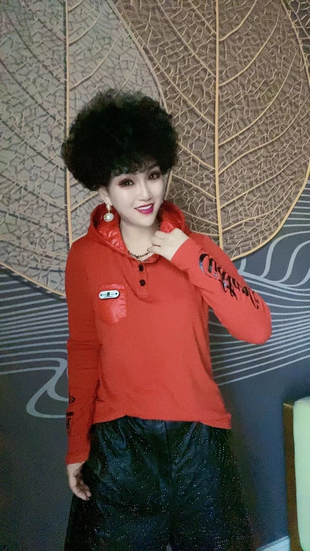 83199秋冬带帽弹力休闲打底衫