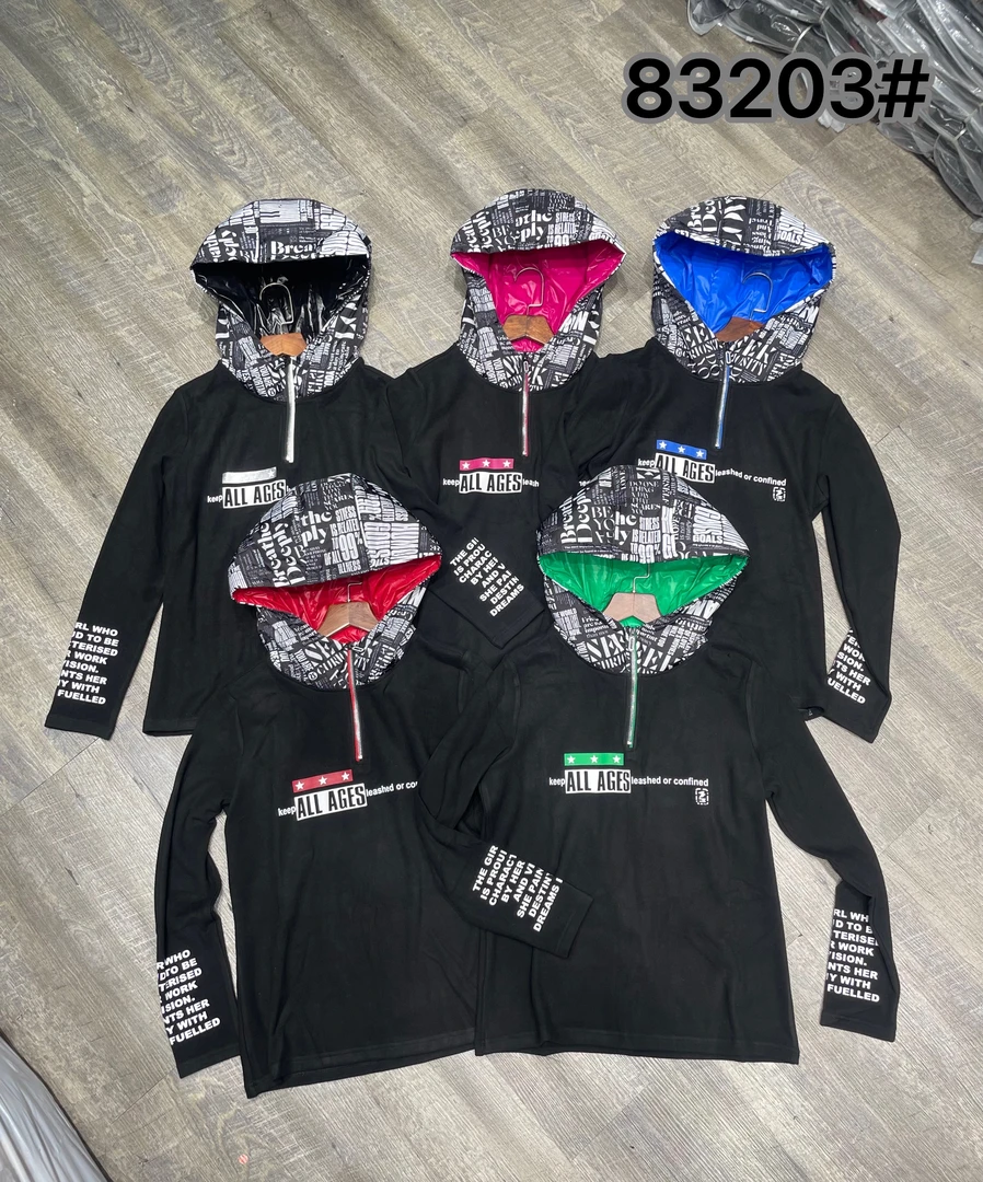 83203个性德绒休闲长袖打底