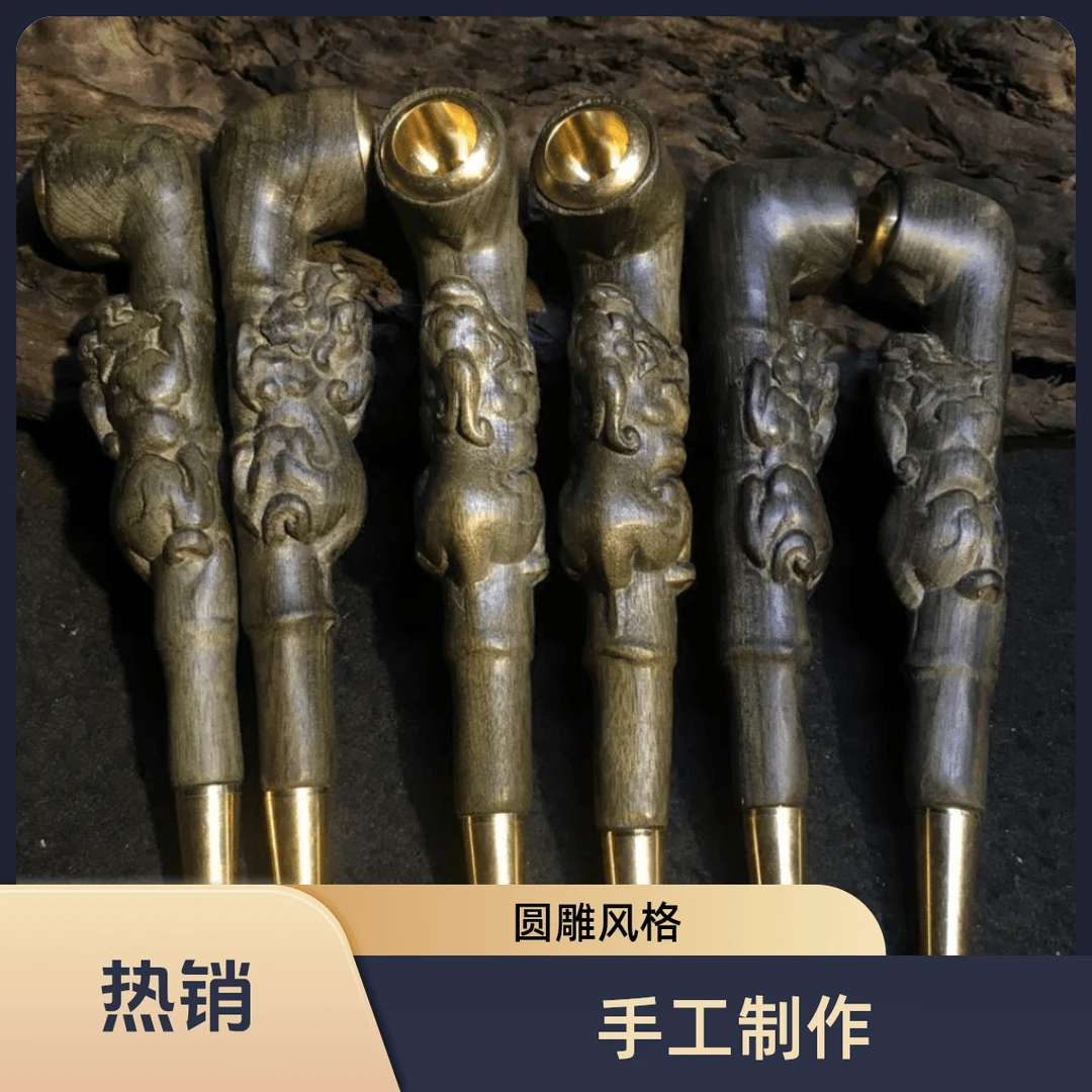 金丝楠阴沉木貔貅雕刻高端定制送礼必备款(绿貔貅)