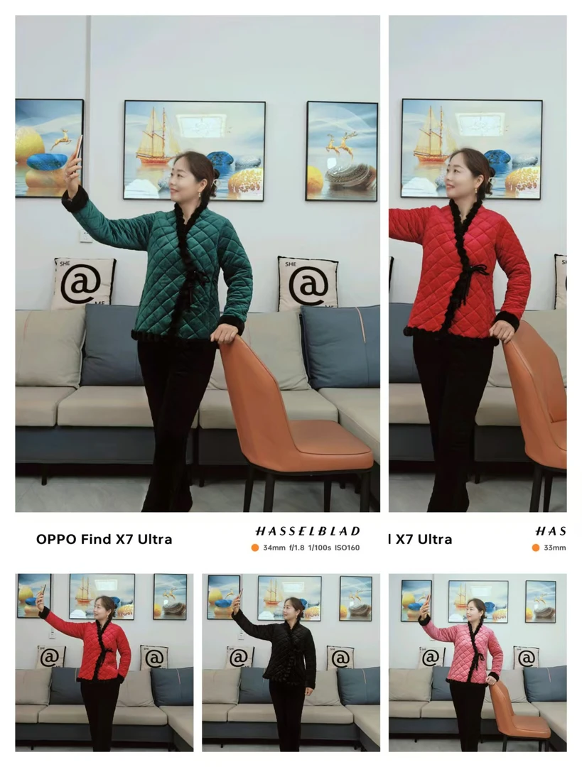 女士冬款时尚保暖休闲加绒棉服休闲外套家居服  偏禁毛领  套装