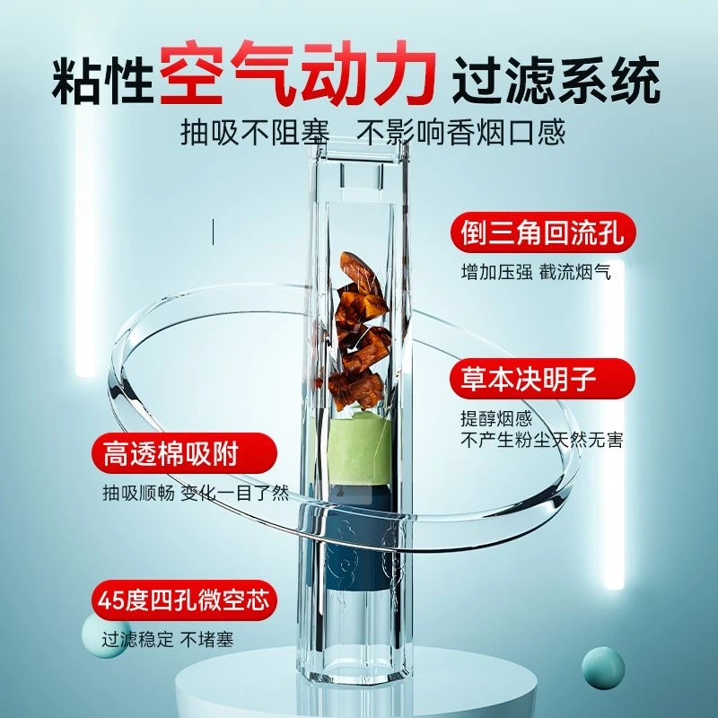 新款纤维棉过滤烟嘴焦油过滤器烟嘴过滤嘴棉芯戒烟神器2024最新款