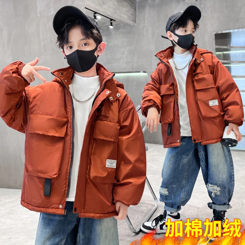 加绒加棉工装派克服