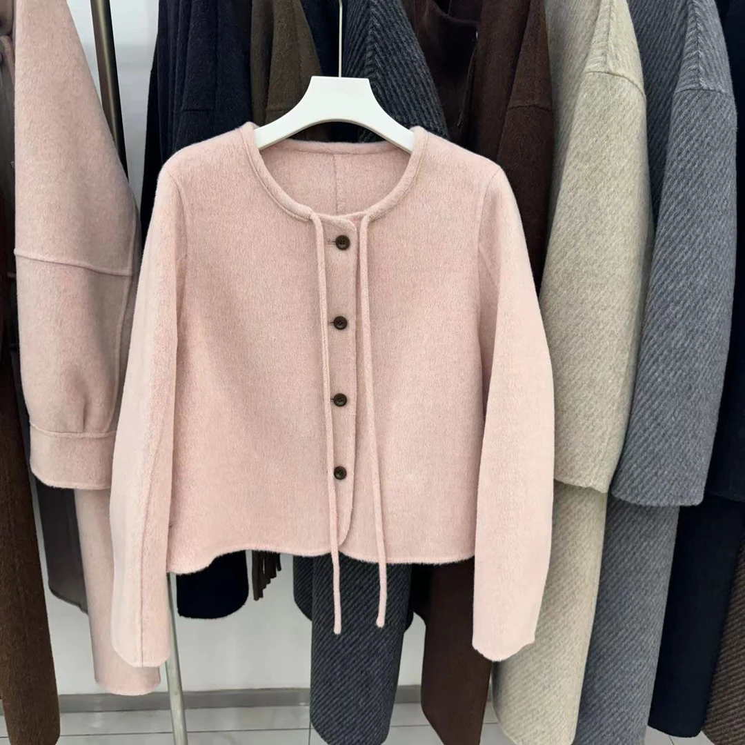 24年秋冬新款小香风时尚羊毛外套