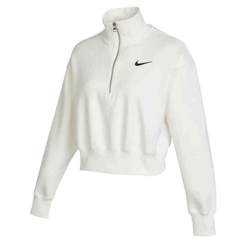 nike耐克女子NSW PHNX FLC CROP针织套头衫DQ5768-133