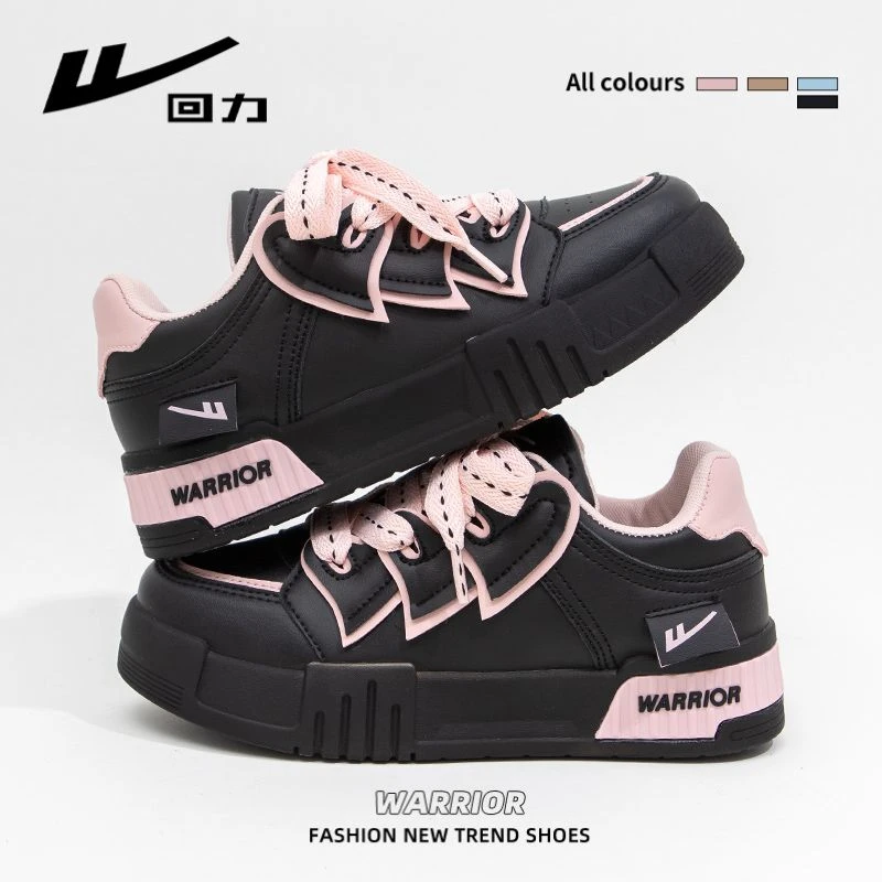 回力2025新款秋季学生潮鞋多巴胺厚底鞋百搭女鞋运动鞋板鞋休闲鞋