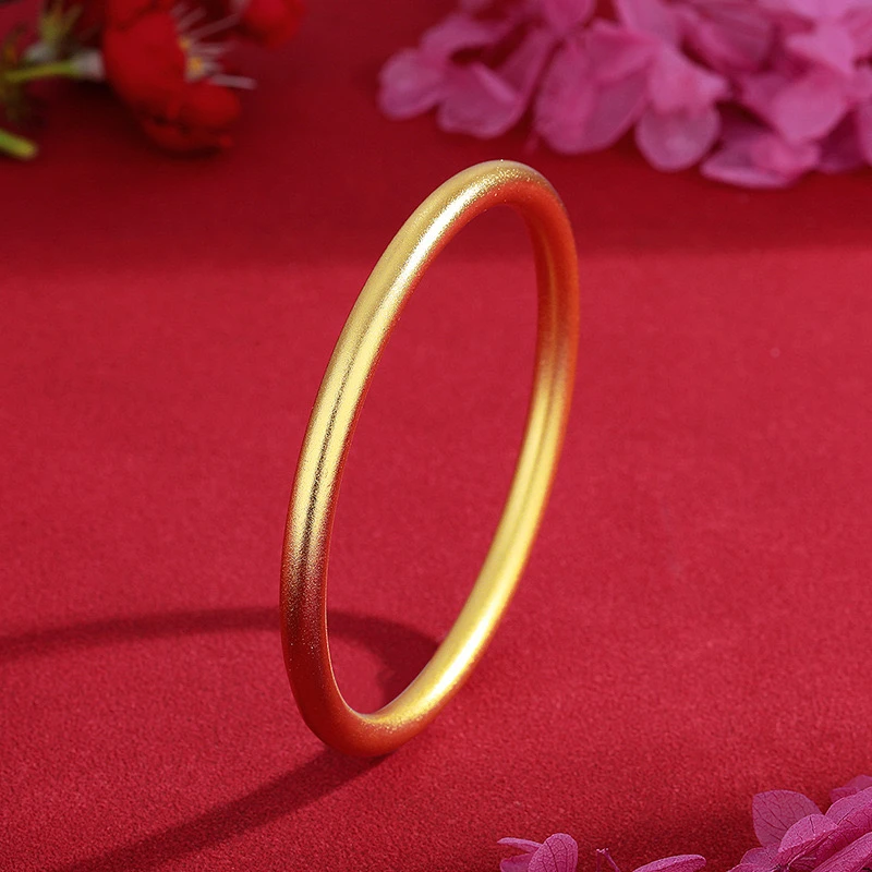 【礼盒】传承素圈手镯时尚百搭简约经典886