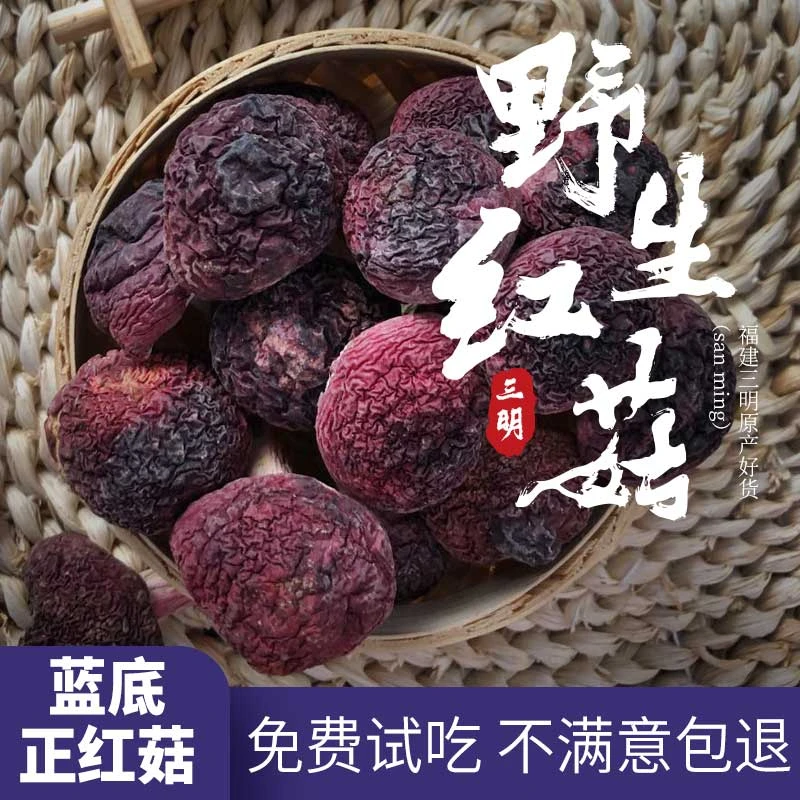 【庆婉府】红菇福建野生500g 正宗大红菇干货 武夷山特级红菇