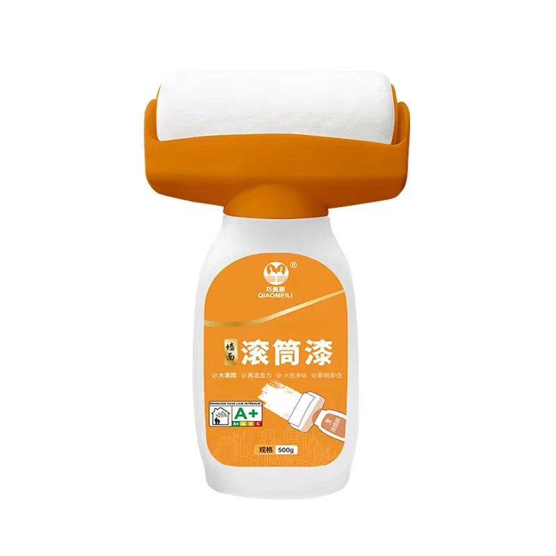 滚筒漆翻新乳胶漆白墙面修补室内白色修复去污神器