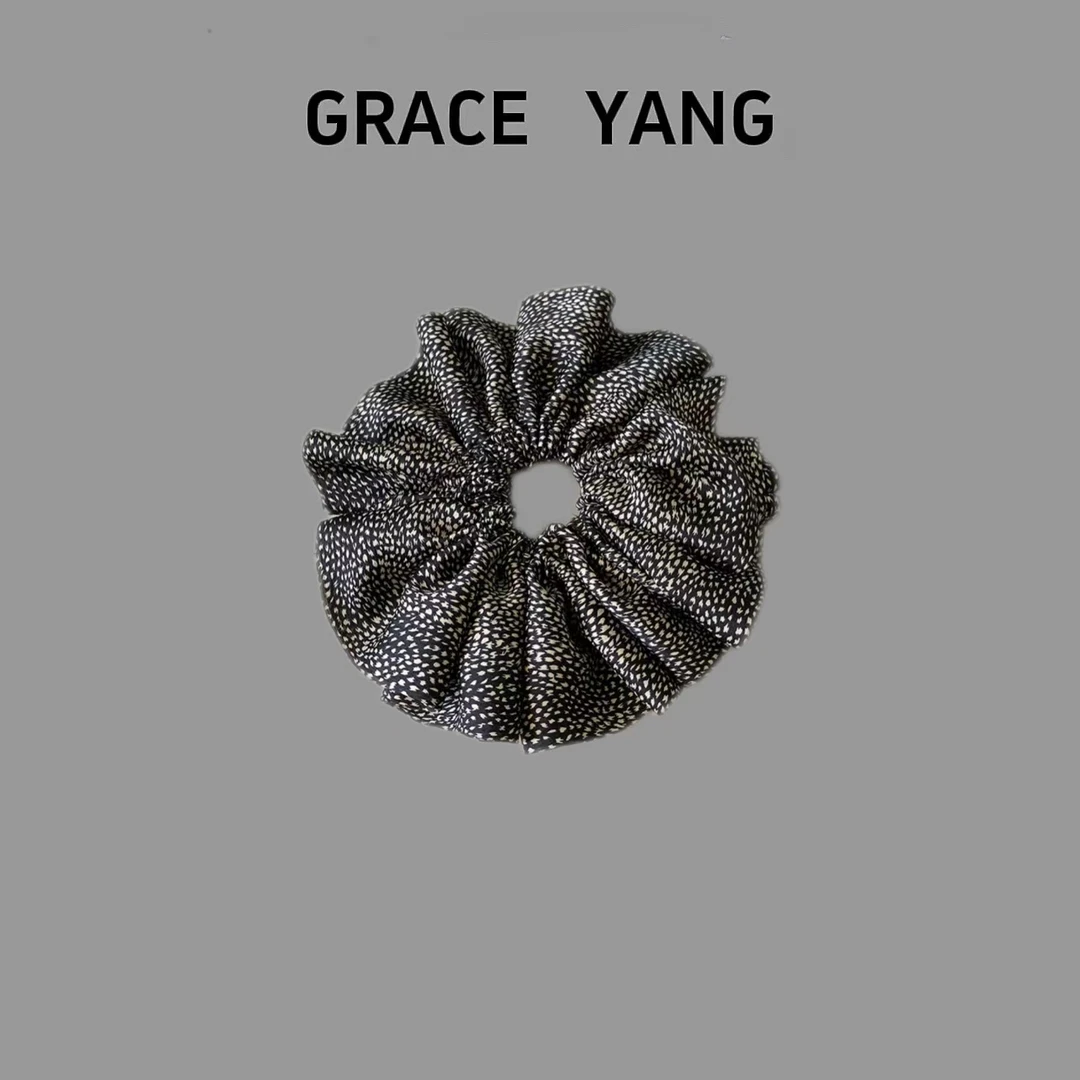 新款豹纹发圈发饰