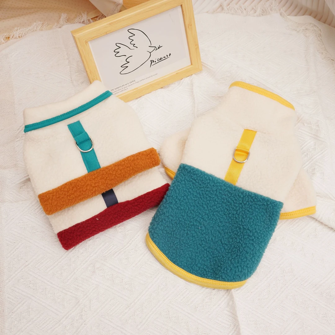 猫咪小狗狗衣服宠物服装秋冬羊羔绒加厚卫衣比熊泰迪小型犬服装