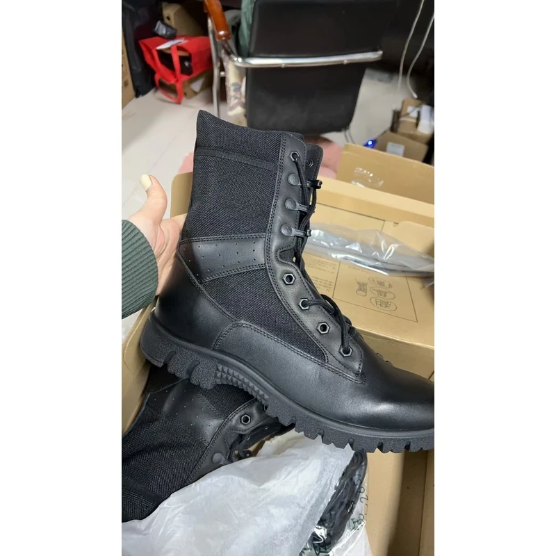 【M0217款精选黑色经典户外登山靴】