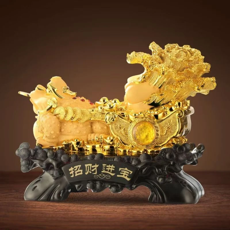 招财进宝金蟾拉白菜摆件客厅玄关酒柜店铺收银台乔迁开业商务礼品