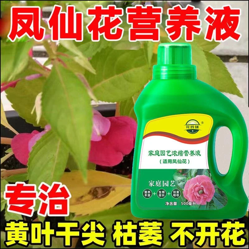 【送喷壶】凤仙花适用营养液预防黄叶家庭绿植盆栽生根促花液体肥