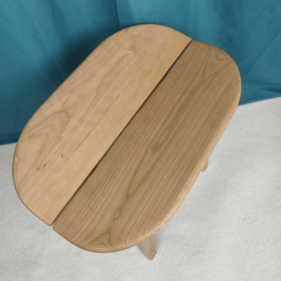 全实木凳子北美黑胡桃，樱桃木，榉木高42cm长43cm宽28cm木蜡油