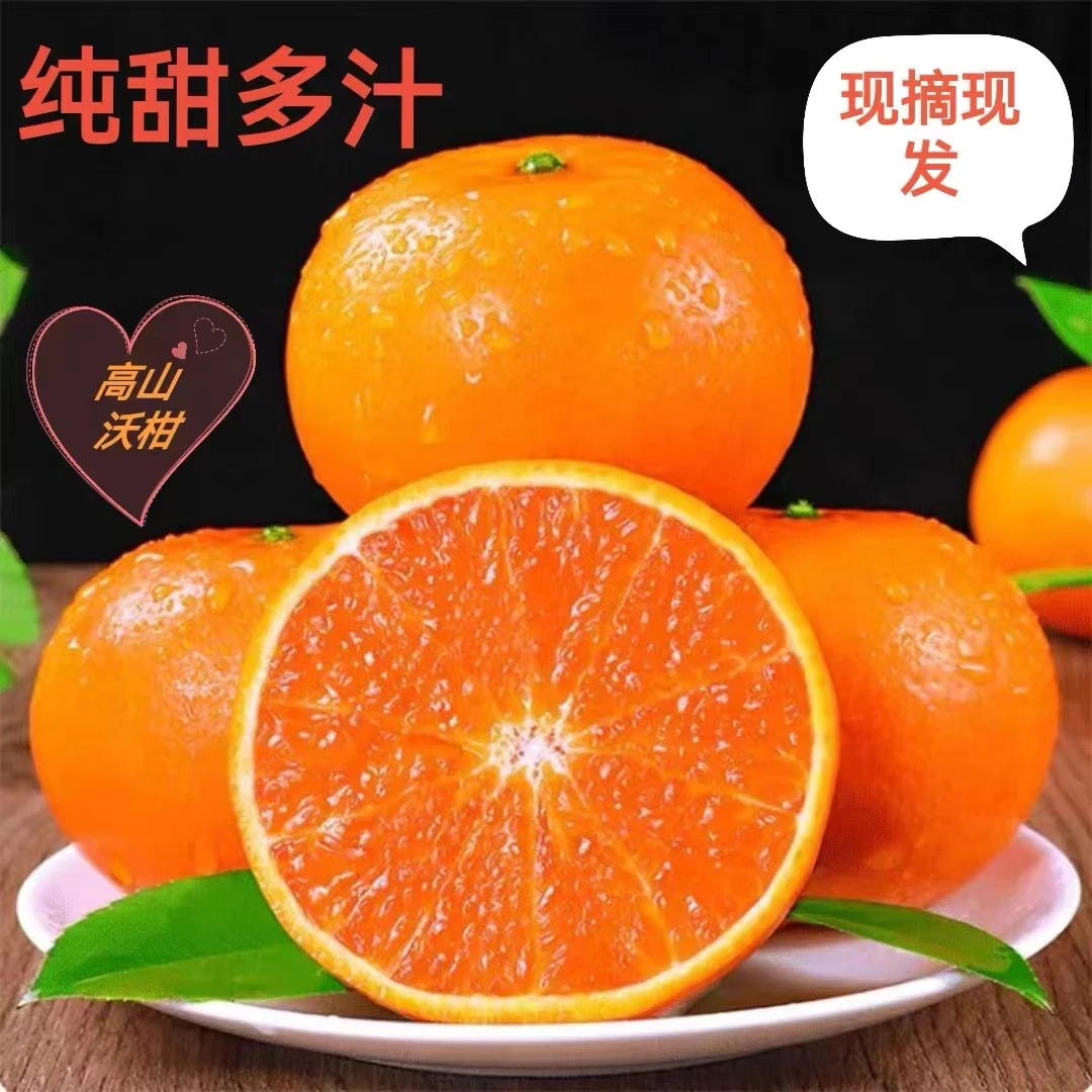 高山沃柑超甜新鲜水果现摘应季柑橘砂糖橘橘子带箱5斤装
