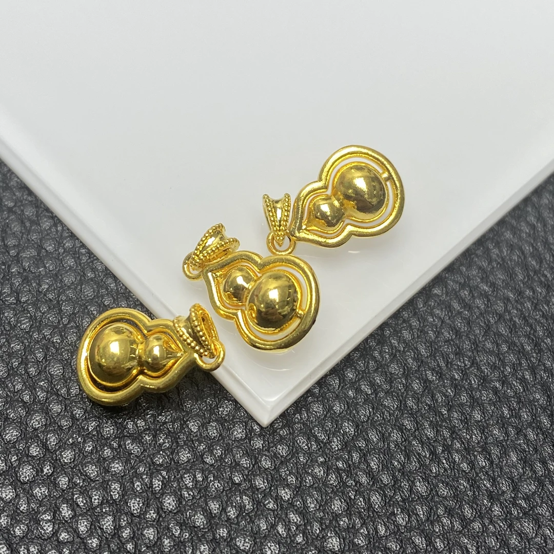 YZ3067-18K金光面葫芦吊坠吊坠-XTN(多样性发其一)