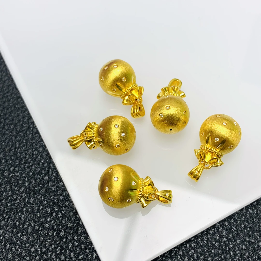 YZ3188-18K金福袋吊坠(多样性发其一)