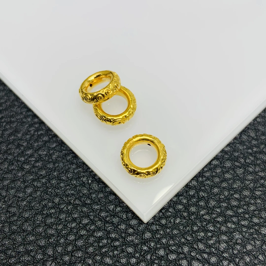 YZ2962-18K金8mm左右祥云跑环配件-YF