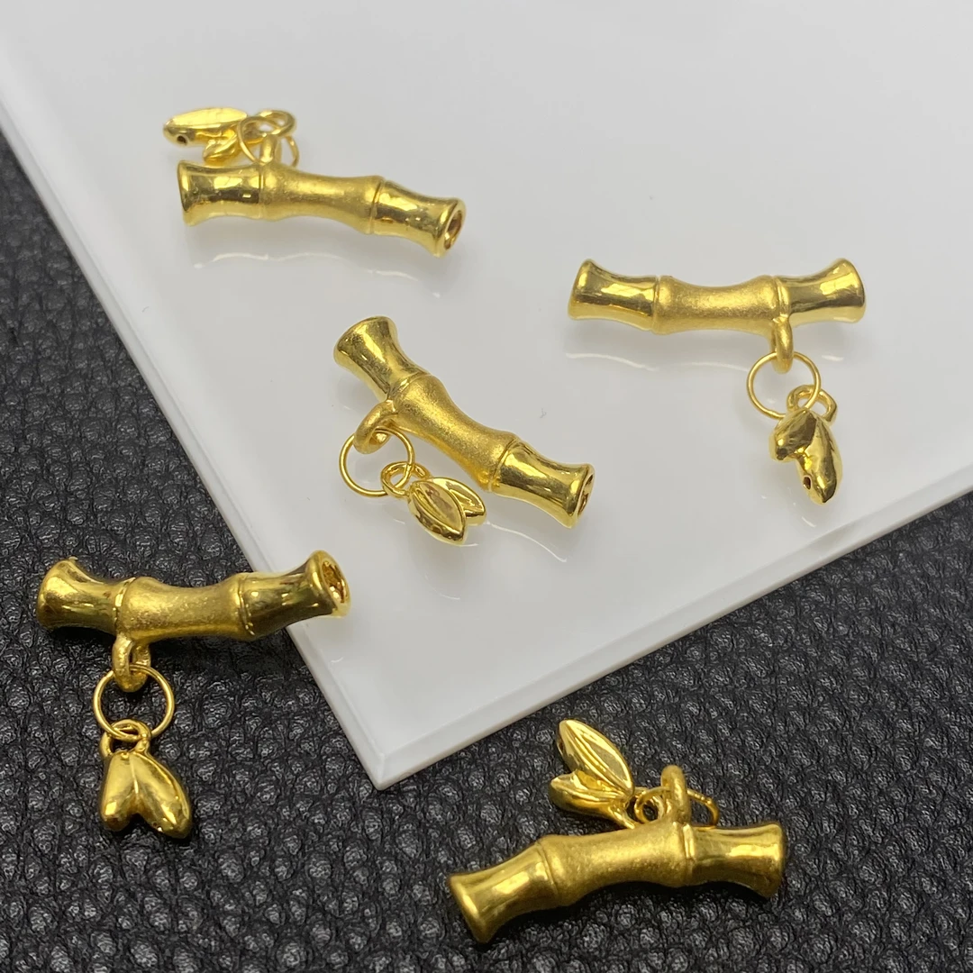 YZ3087-足金竹节配件-BR(多样性发其一)