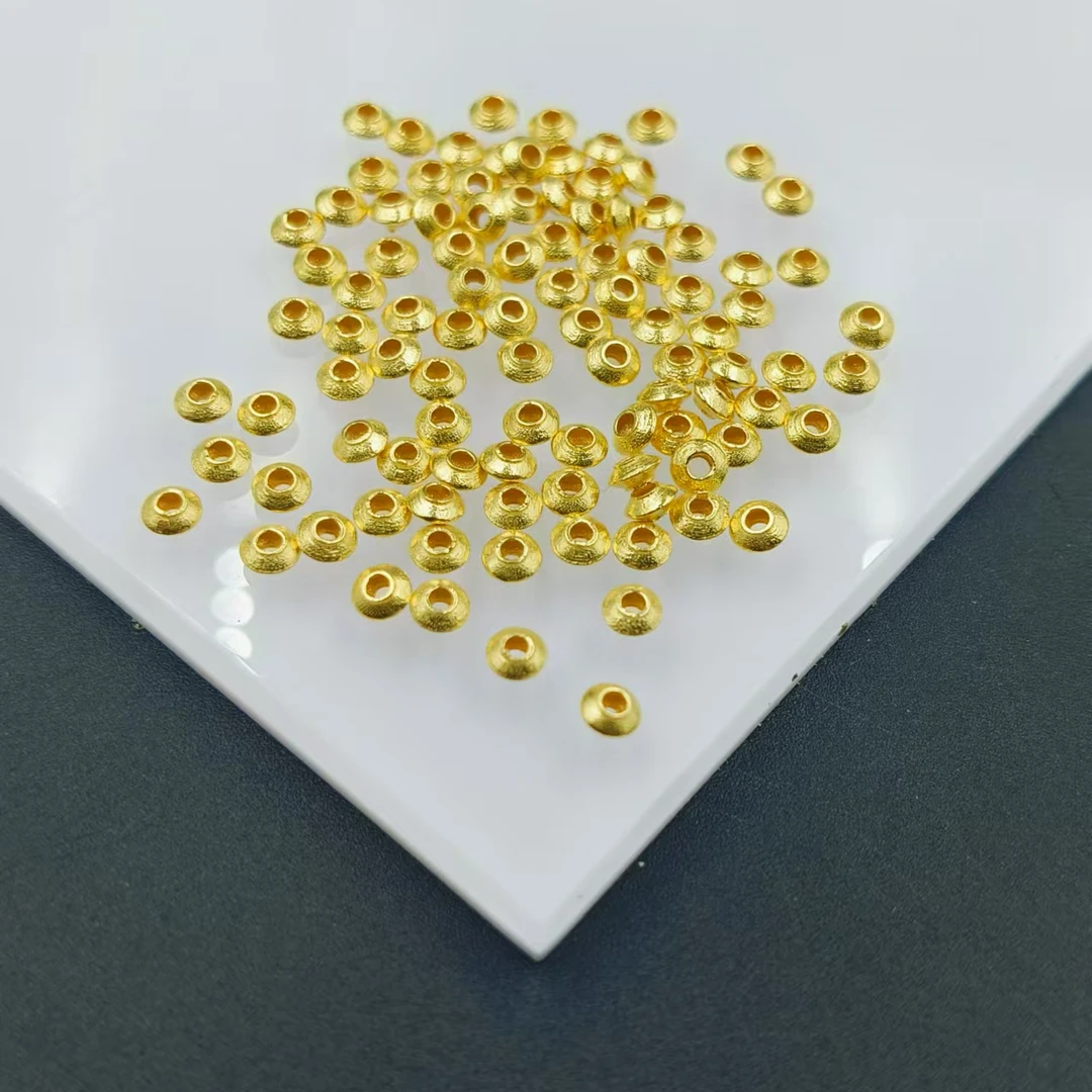 YZ3200-18K金飞碟珠3mm左右隔片配件-MF(多样性发其一)