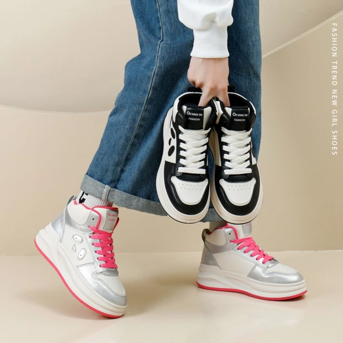 ［古中潮奢］2023秋季新款学生跑步运动板鞋女休闲小白鞋网红韩版女