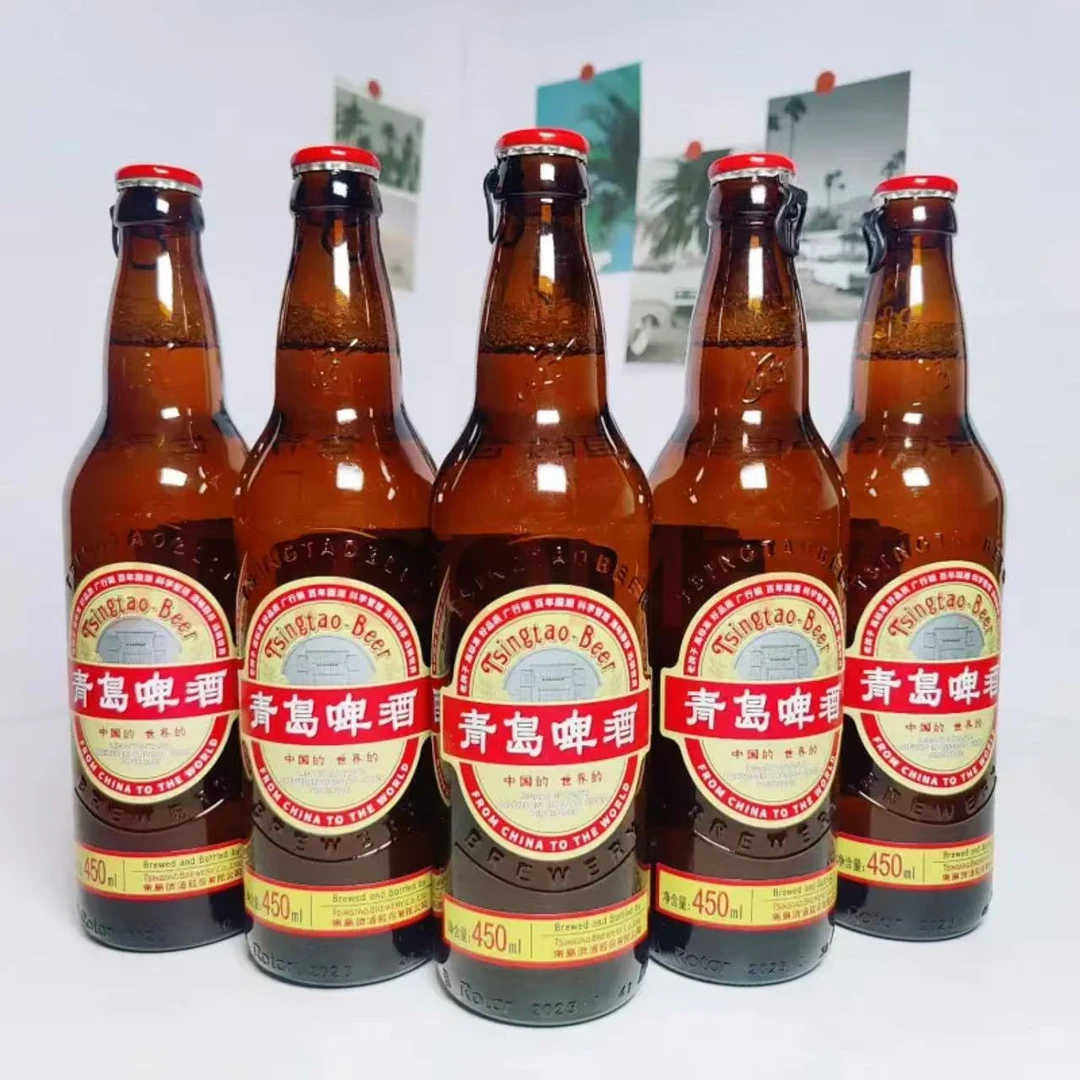 青岛啤酒国潮450毫升12瓶一箱（保质期到25年1月份）