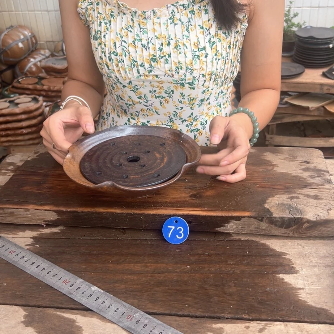 紫砂微瑕处理粗陶茶具73