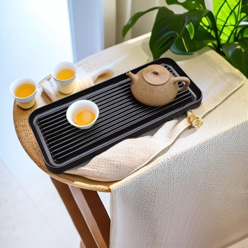 电木小号小茶盘电木紫料茶台旅行茶具家用书房小茶盘