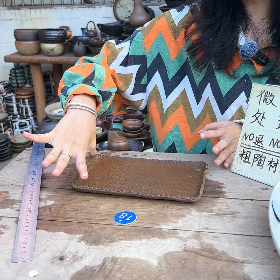 紫砂微瑕粗陶茶具捡漏18