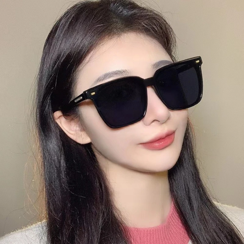 复古腮红眼镜男士潮ins网红开车大脸防紫外线墨镜女太阳镜可配镜