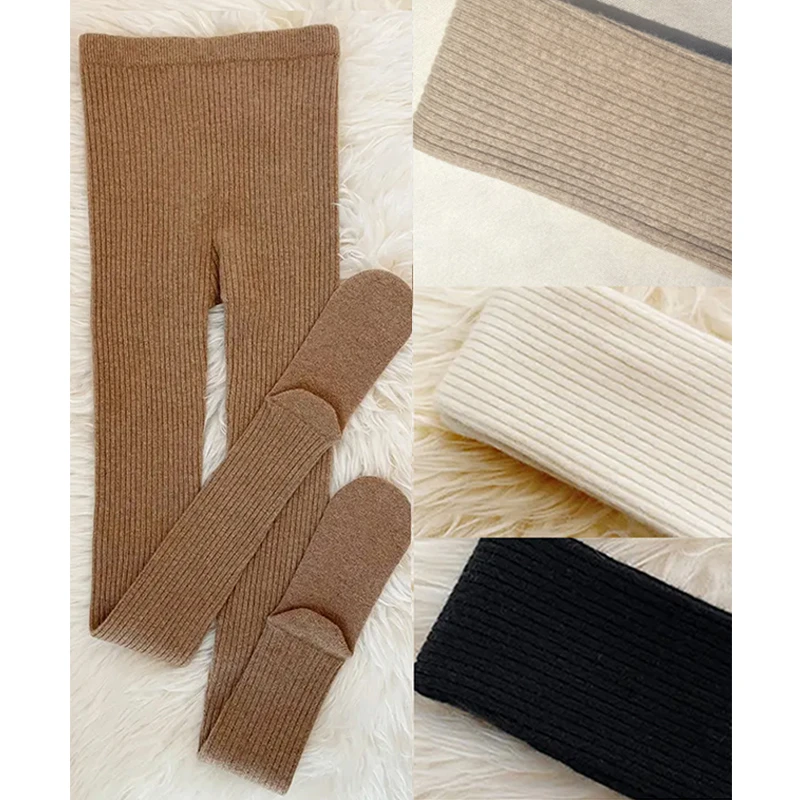 TRACYCHU白色，黑色，驼色cashmere保暖显瘦高腰外穿打底裤（不退换）