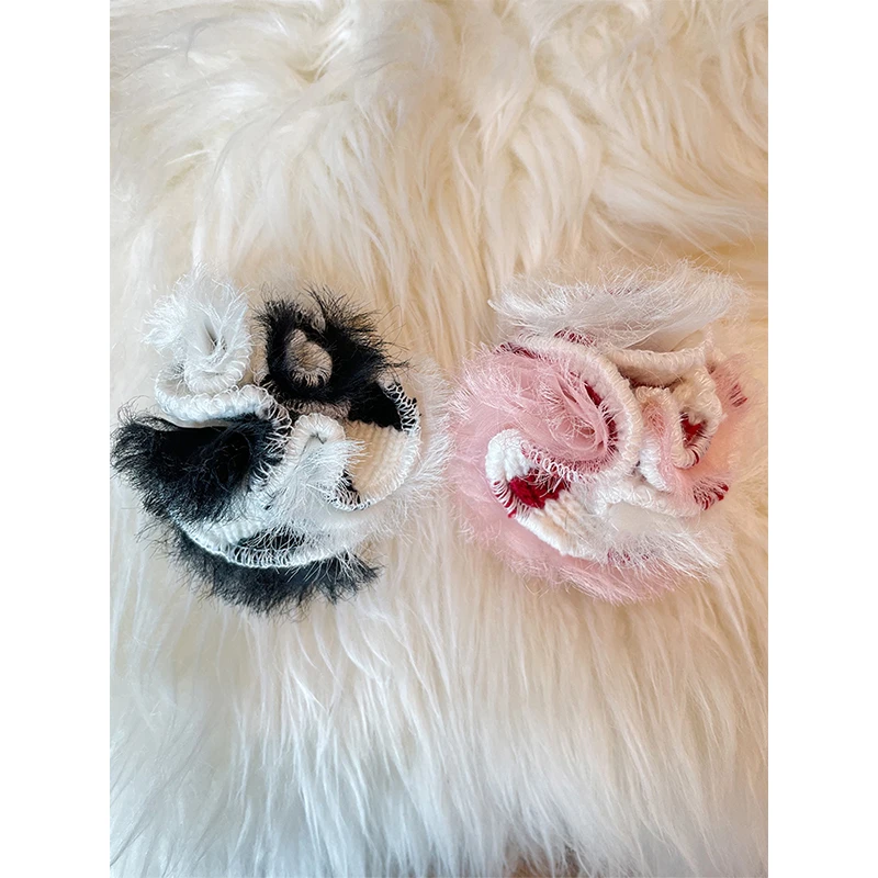 TRACYCHU 非金属布艺胸针 设计手工制作花朵简约可爱百搭饰品胸针