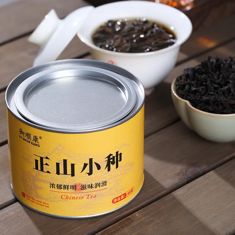 武夷红茶花果香正山小种红茶品鉴罐装