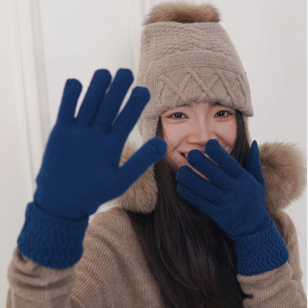 CHUN·「塔尔羊毛针织手套」时尚百搭保暖简约文艺减龄休闲日常气