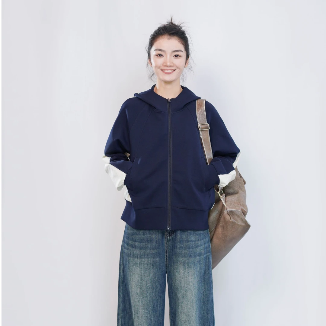 CHUN·「隆格恩连帽外套」春秋休闲时尚运动百搭宽松设计感简约文艺