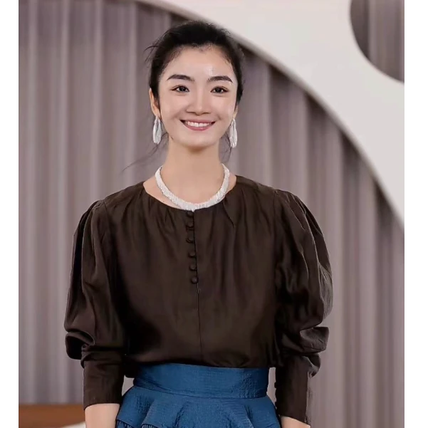 CHUN·「达伦衫」小众休闲时尚宽松设计感气质长袖百搭简约慵懒风