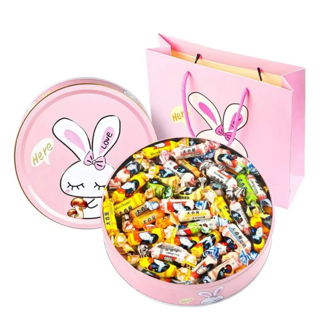大白兔 奶糖儿童糖果糖果咖啡糖 榴莲椰子糖零食批圣诞年货礼