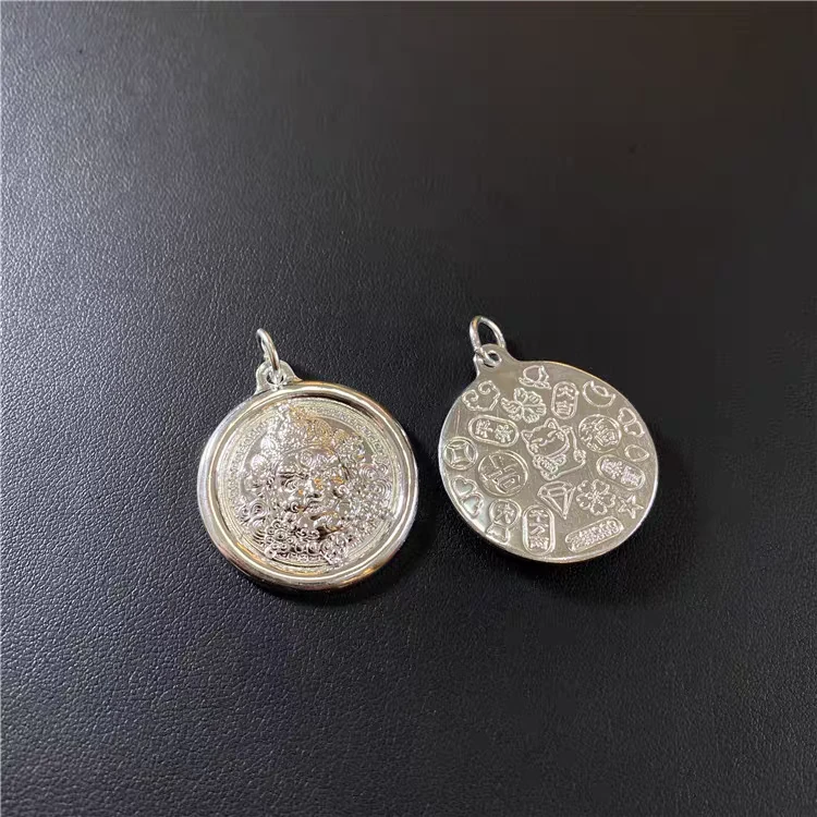 吊坠足银 足银【黄财神吊坠】